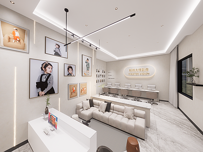 现代简约婚纱摄影店 摄影棚 照相馆 摄影 工作室
