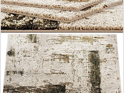 现代毛绒地毯