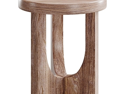 原木风边几