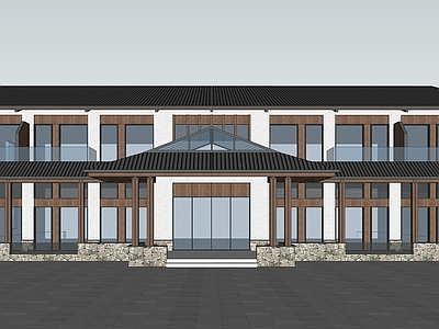 新中式民宿建筑