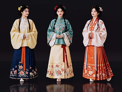 中式多人 2D古装人物 古装美女 古典美人 古风美女 影视剧角色