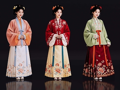 中式多人 2D古装人物 古装美女 古典美人 古风美女 影视剧角色