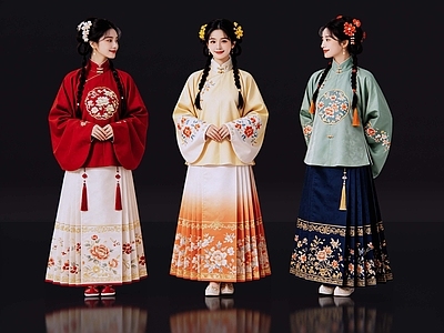 中式多人 2D古装人物 古装美女 古典美人 古风美女 影视剧角色
