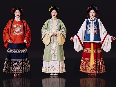 中式多人 2D古装人物 古装美女 古典美人 古风美女 影视剧角色