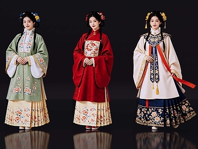中式多人 2D古装人物 古装美女 古典美人 古风美女 影视剧角色