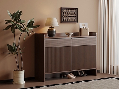 中古风鞋柜