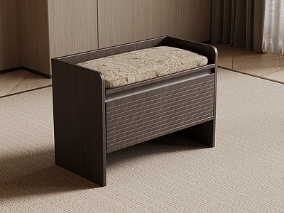 中古风换鞋凳