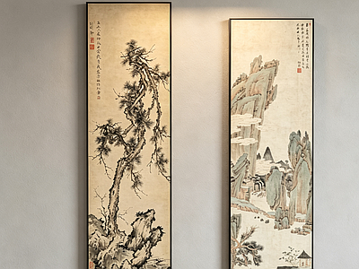 新中式山水画 新中式山水画