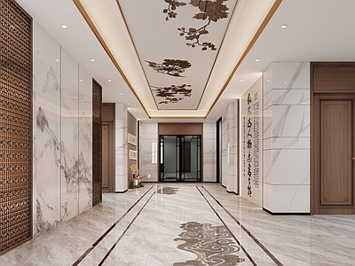 新中式酒店走廊
