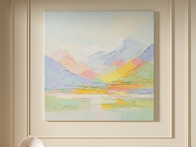 奶油风抽象挂画 奶油风抽象挂画
