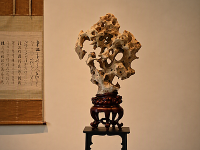中式雕塑摆件 景观石 太湖石 中式摆件