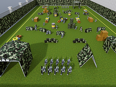 幼儿园国防教育 真人cs