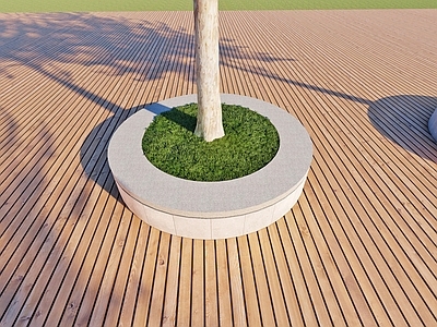 现代主义其他景观小品 圆形树池 树池