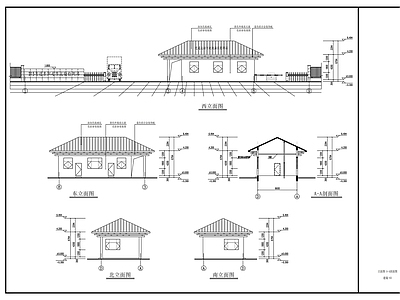 门卫室建筑 交通执法站门卫