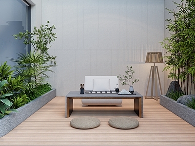 新中式屋顶花园