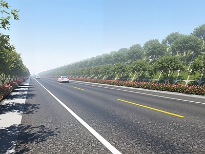 现代主义边坡护坡 道路景观 公路护坡 拱形框架