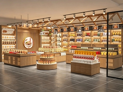 原木风零食店 特产店铺