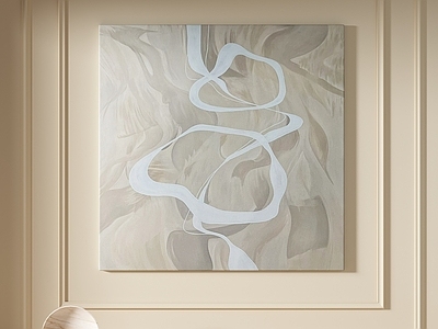 奶油风抽象挂画 奶油风抽象挂画