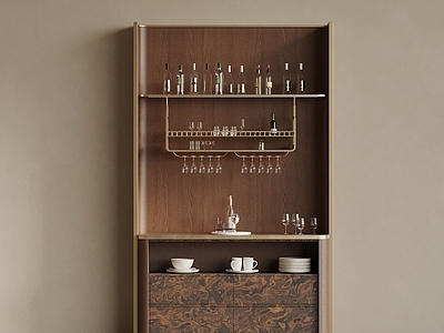 中古风酒柜
