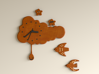 中古风挂件 中古风钟表 中古墙饰挂件 钟表挂件 墙饰