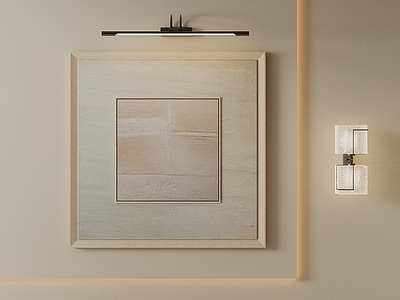 侘寂挂画 奶油风肌理油画 原木色块抽象画 样板间极简挂画 米色肌理挂画 客厅素色抽象画