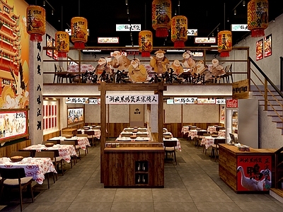 新中式中餐厅 黑鸭煲 江湖菜 中餐馆 川菜馆