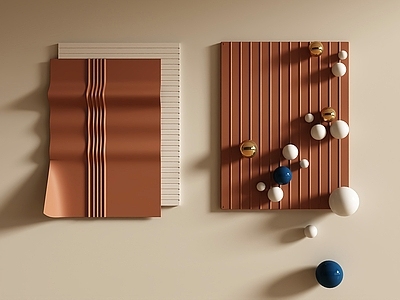 轻奢挂件 墙饰挂件 挂件 墙饰 立体画 立体挂画