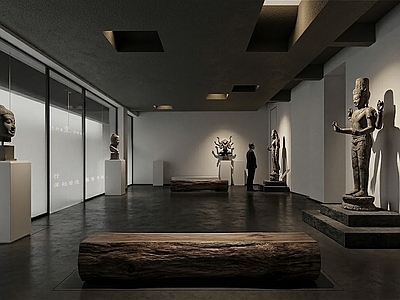 禅意博物馆展厅