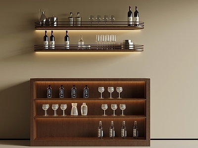 中古风酒柜