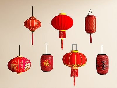 中式灯笼 灯笼 灯笼挂件