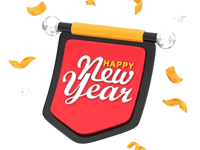 旗帜徽章 锦旗 新年装饰品