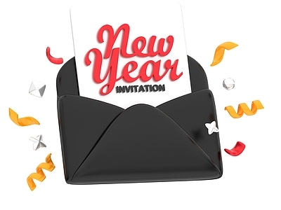 其他广告导视 信封 信件 卡通信封