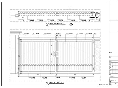 铁艺大门 新中式铁艺消防门 铁艺大门 金属格栅大门