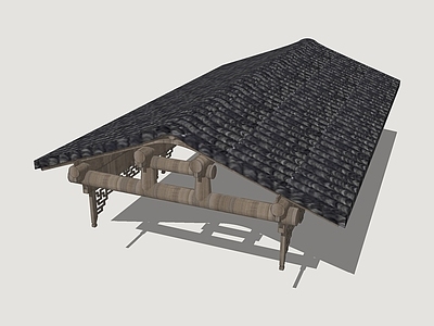 中式古建屋檐 坡屋檐 古建屋顶 古代坡屋顶 古代廊架屋顶