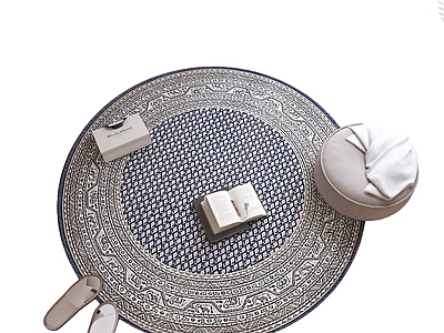现代简约圆形地毯