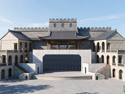 中式古建剧院