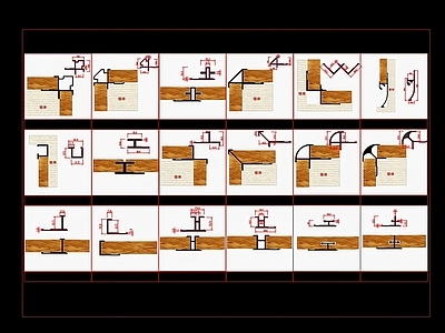 其他节点详图 护墙板节点图 收口节点图