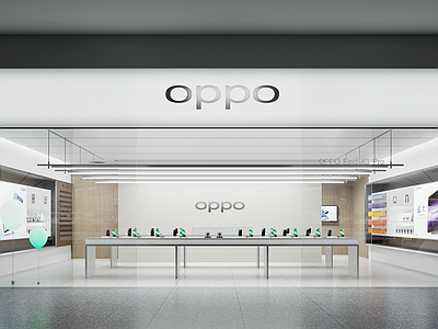 现代简约数码店 oppo手机店