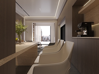 现代简约客餐厅