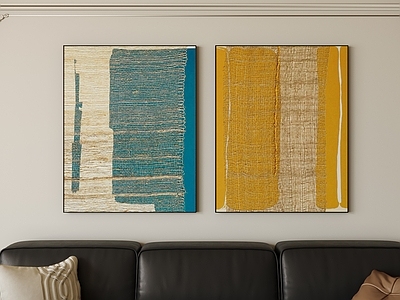 法式抽象挂画 中古风组合装饰画