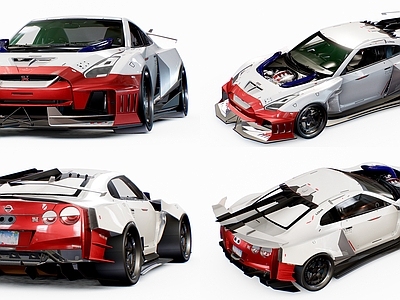汽车展台 日产GTR35 GTR 超级跑车GTR 日产跑车 汽车轿跑