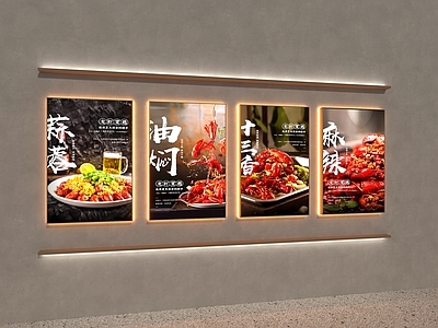 现代灯箱 灯箱 广告灯箱 小龙虾灯箱 烧烤灯箱 装饰灯箱