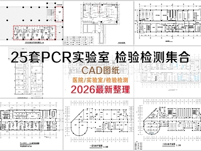 其他医疗空间 检验检测实验室 PCR实验室
