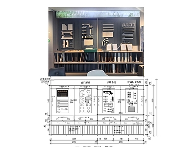 柜体节点 全屋定制工法墙 工厂自产 工法区圆弧 门墙柜
