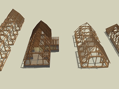 欧式古建木屋