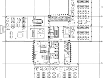 办公楼建筑 深圳大疆企业总部 标准层平面图