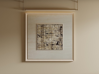 侘寂抽象画 原木风抽象画 复古纹理挂画 大地色抽象装饰 斑驳肌理挂画
