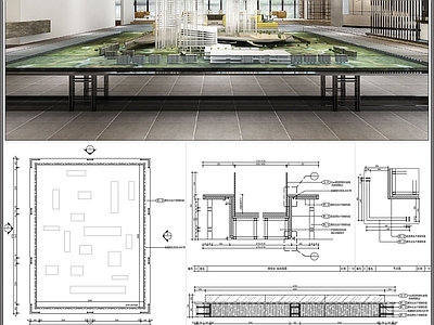 其他节点详图 售楼部沙盘 沙盘展示区 户型沙盘大样图 楼房模型图 沙盘节点