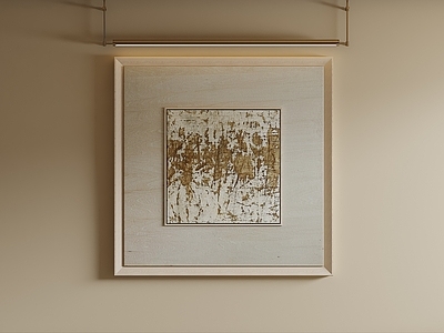 侘寂抽象挂画 侘寂抽象挂画 原木风抽象画 大地色纹理画 木纹肌理抽象画