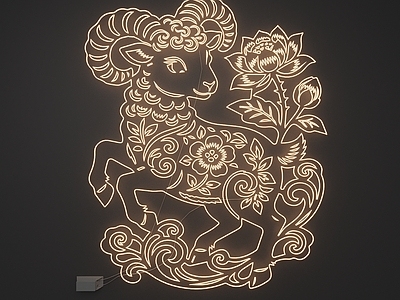 中式灯具组合